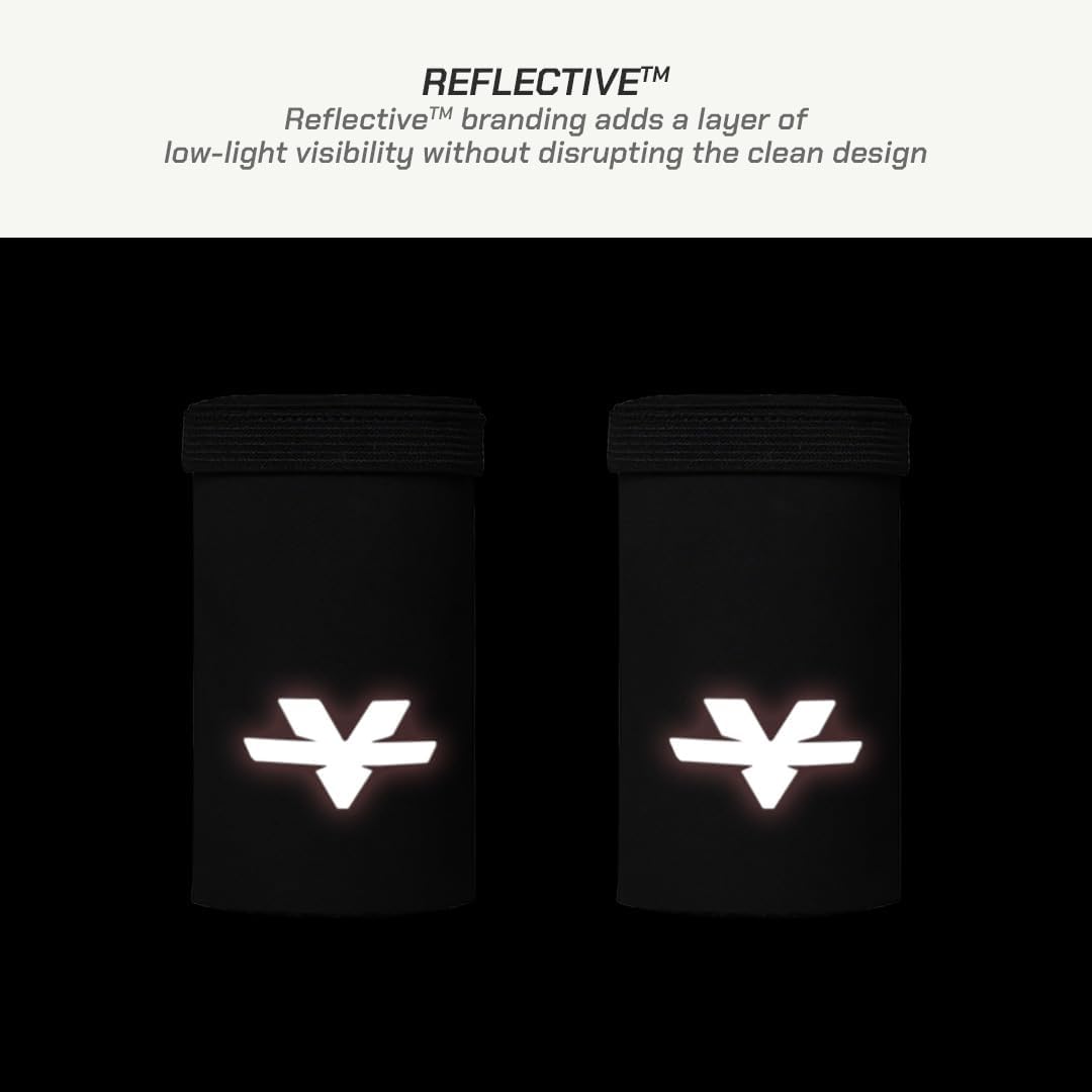 ViaTerra Universal Motorcycle Front Fork Sleeves – Neoprene Dust & Debris Protection for Upside Down Forks Reflective Trimmable Custom Fit Zip-Tie Mount Extends Suspension Life for ADV & Street Bikes
