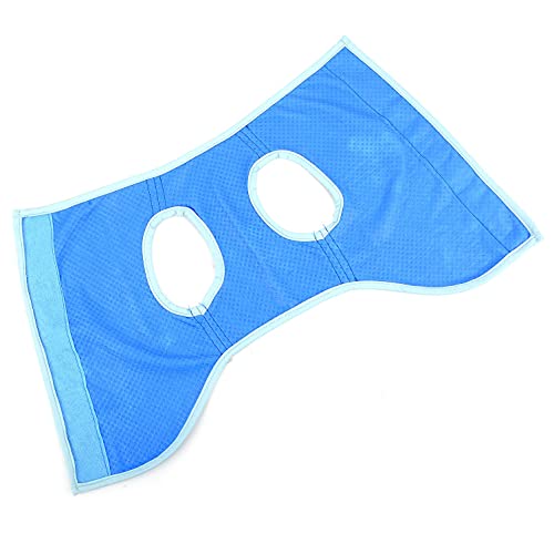 Kühlweste für kleine mittlere und große Hunde von Zunea, atmungsaktiv, Kühljacke für den Sommer, weich, Anti-Hitze, Kühlmantel für Aktivitäten draußen, Wandern, Training blau M
