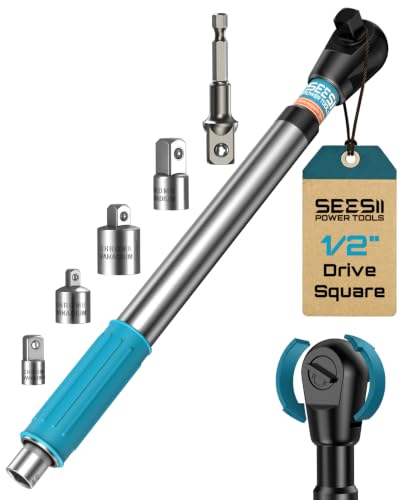 Image of Seesii 1 /2 inch Offset Extension Wrench, Impact Ratchet in Tight Repair