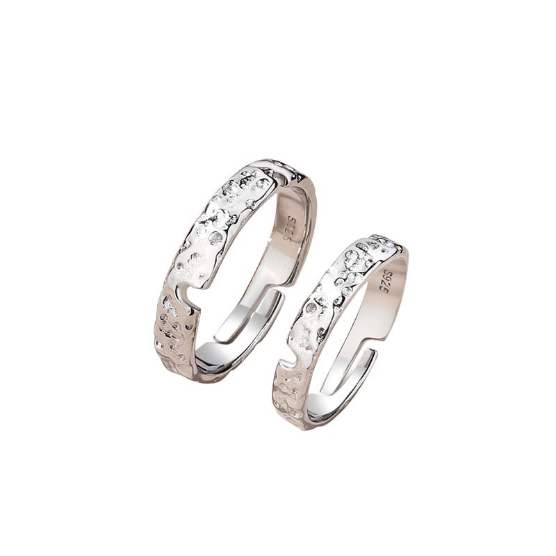 Anneaux argent 925 anniversaire couple le cadeau parfait