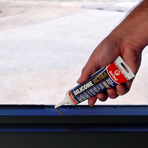 Red Devil 0795 StormGuard 920 100% RTV Silicone Sealant, 2.8 oz. Tube, Clear, 1 Pack