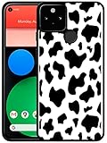 Bolster Google Pixel 4A 5G Case, Google Pixel 5XL Case - Cow Skin Animal Printed Designer Soft Rubber TPU Protective Shockproof Back Phone Case/Cover for Pixel 5XL, Pixel 4A 5G (Not 4G).