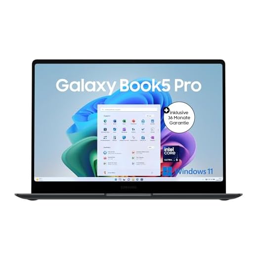 Samsung Galaxy Book5 Pro AI-Laptop, 14-Zoll-Display, AI-Notebook mit Intel Core Ultra 5 Prozessor, 16 GB RAM, 512 GB Speicher, Copilot+ PC, Moonstone Gray, 3 Jahre Herstellergarantie