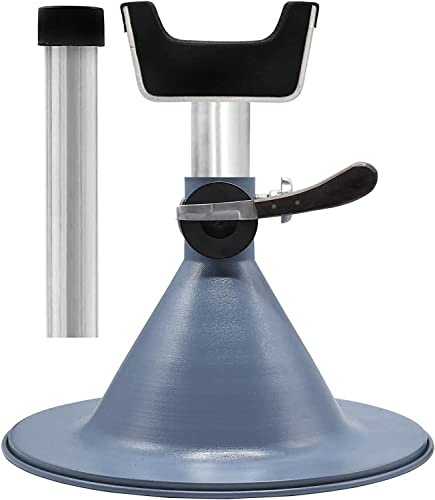 Image of AAProTools Standard Horse Size Hoof Farrier Stand - Grey + Hoof Knife