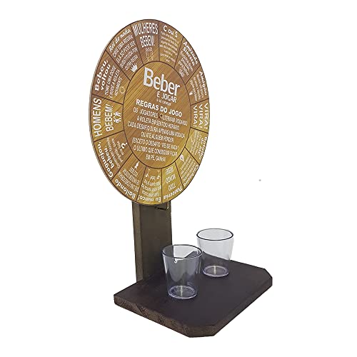 Jogo Roda Shot Roleta Tequila Beber Roleta Drink Festa