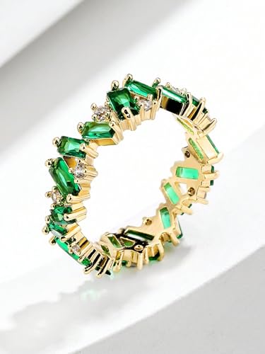 Cubic Zirconia Decorated Ring Women Fashion Jewelry Wedding Accessory3