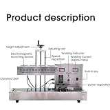 Zgrzewarka indukcyjna elektromagnetyczna,maszyna do zamykania zakrętek do butelek o dużej średnicy 15-120 mm,maszyna do zamykania folii aluminiowej do butelek plastikowych,butelki szklane 15-60mm