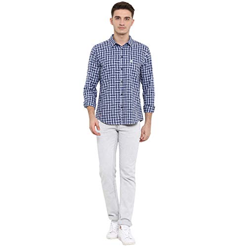 Image of Red Tape Men Stone Blue Shirt