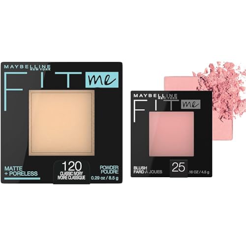 Maybelline Fit Me Matte + Poreless Pressed Face Powder Makeup & S...