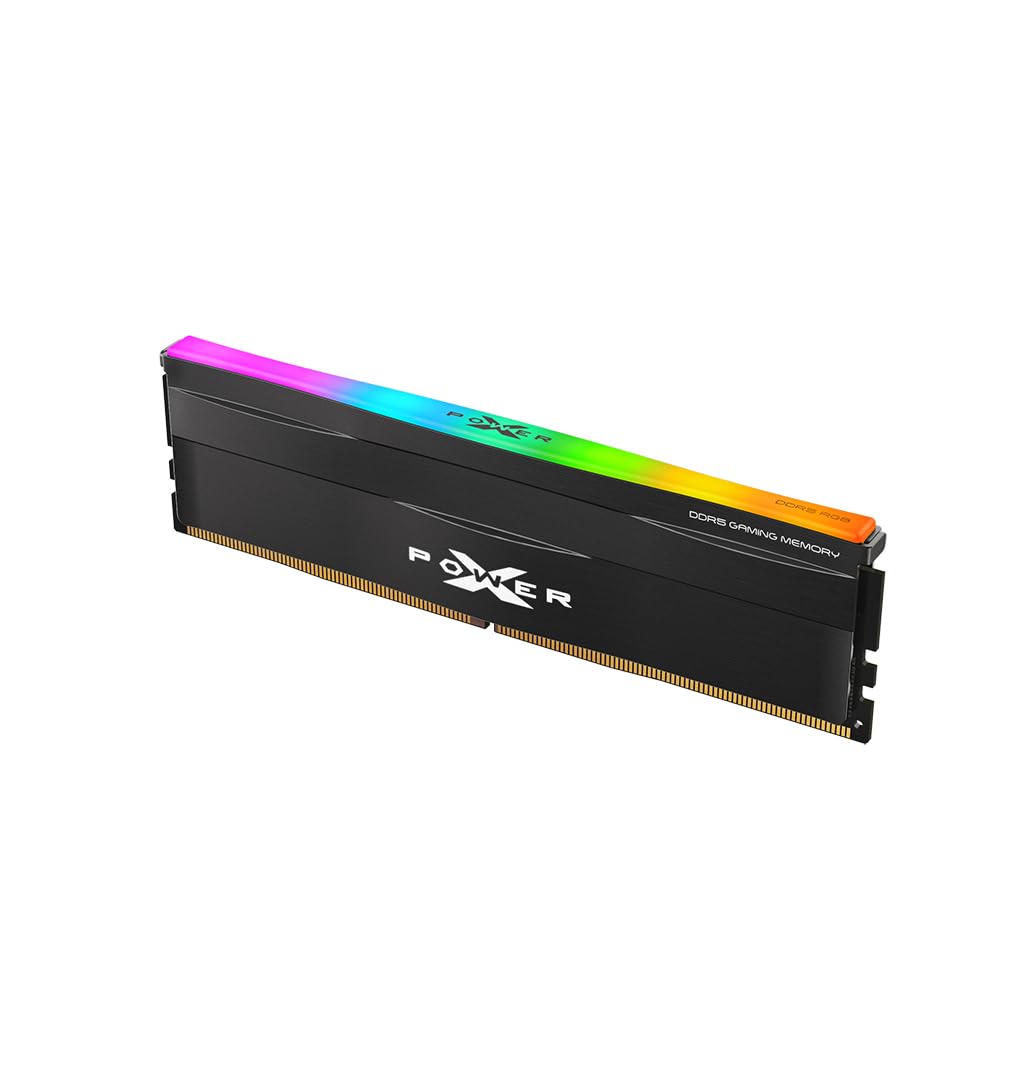 Silicon Power SP016GXLWU60FFSF - Modulo di memoria RAM DDR5 16 GB Zenith RGB 6000MT/s (PC5-48000) 288 pin CL36 1,35 V UDIMM Desktop