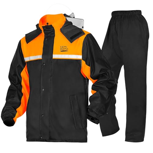 Chubasquero impermeable KEMIMOTO hombre XL para senderismo y ciclismo en ruta