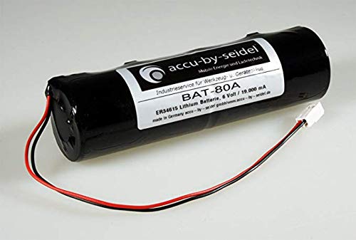 Jablotron Aussensirene - Sirene Lithium Batterie - Battery JA-80A 6,0 Volt 19Ah Alarm BAT-80A - ER34615 - CR34615
