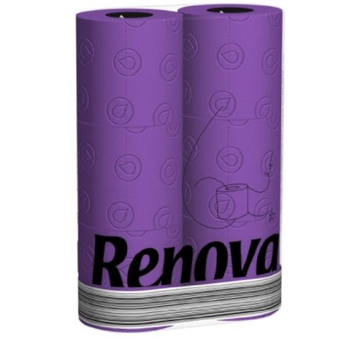 Preisvergleich Produktbild Renova Toilettenpapier Lila (6 Rollen)