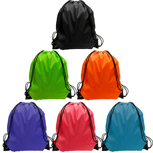 Drawstring Bags 24 Pcs Drawstring Backpack Cinch Bag Draw String Sport Bag 6 Colors Drawstring Bags 24 Pcs Drawstring Backpack Cinch Bag Draw String Sport Bag 6 Colors