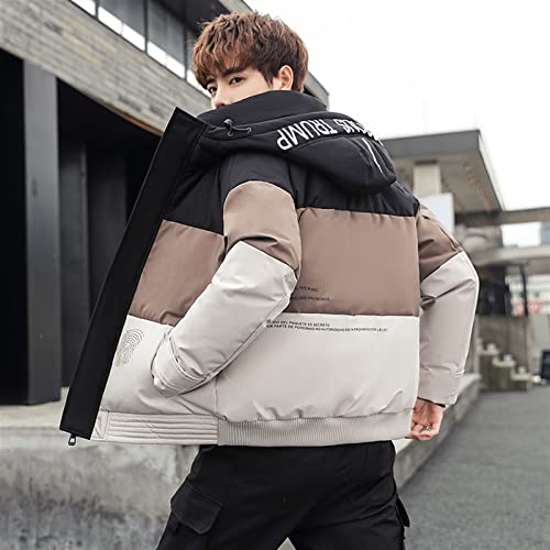 TIYRUS Jaqueta de inverno masculina engrossado bonito seção curta (cor: verde, tamanho: médio)