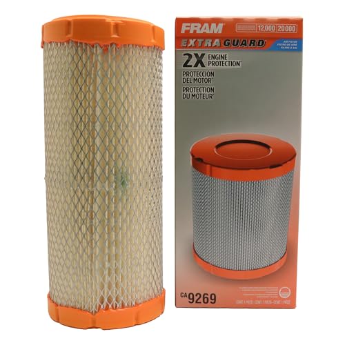 FRAM Extra Guard Air Filter, CA9269 for Select Bobcat, Case, Caterpillar, Deutz, Kubota, Massey-Ferguson, New Holland and Other Vehicles