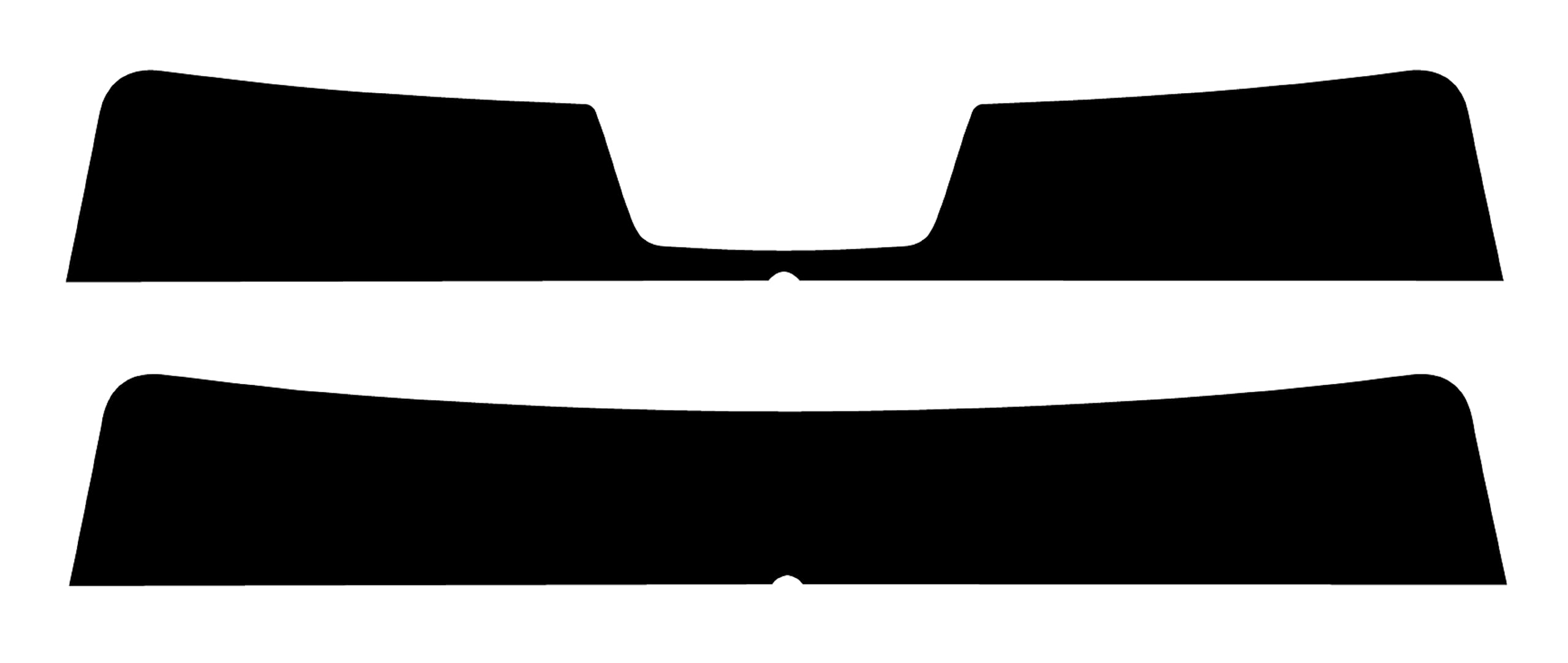 True Line Automotive Precut Sun Visor Window Tint Film Compatible with Volkswagen Jetta Sedan 2012-2018 - 5% Visor Only - Sunshade for Car Windshield - Sun Visor for Car Windows - Tint Kit