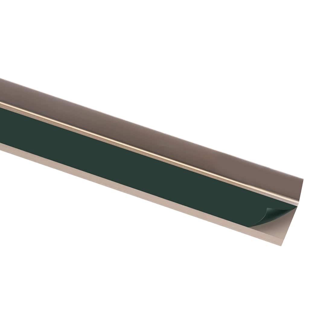 Gecheer Cantoneras para Escalera de Aluminio, Protección Estética Marrón, 100 cm, Fácil Instalación con Cinta Adhesiva