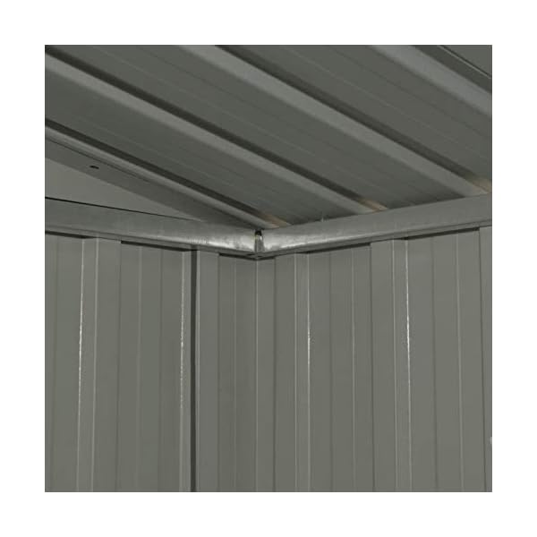 Leepesx Gartenschuppen, Gerätehaus, Gartenhütte, Fahrradgarage, Gartenschuppen, Gartenhã¤User & Aufbewahrung, Anthrazit… – Bild 3
