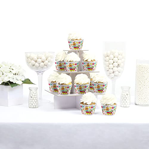 Big Dot Of Happiness BD5803K Pinata Party - Colorful Fiesta Decorations - Party Cupcake Wrappers thumb #1