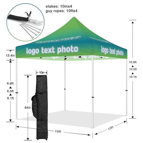 CUSTOMTREND Custom Canopy Tent 10x10