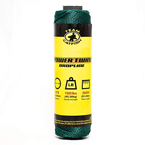 TEAM CATFISH Nylon Bank Line for Fishing (300 Feet)
