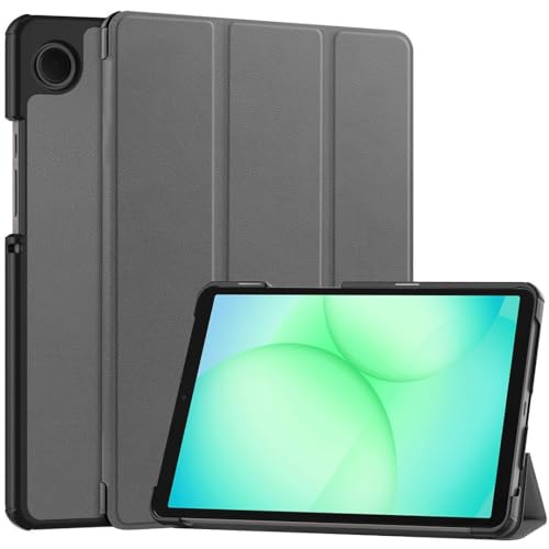 SATURCASE Étui à rabat en cuir synthétique pour Samsung Galaxy Tab A11 SM-X130 X135 8,7