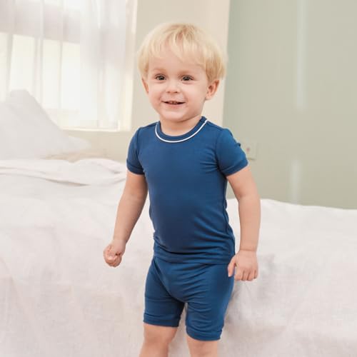 Image of pureborn Baby Pajamas Set Toddler Snug Fit Cotton Sleepwear 2pcs 12M-7Y