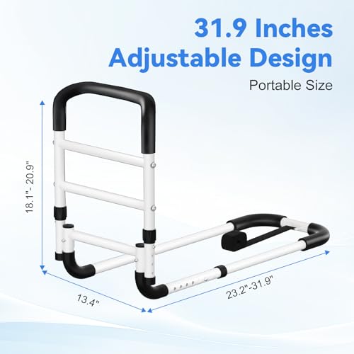 Image of KingPavonini Bed Rails for Elderly Adults Safety, 350LB Support, Model BS04