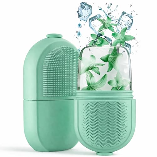 Rolo De Gelo Para o Rosto, Área Dos Olhos e Pescoço, Reduz Inchaço e Olheiras, Melhora o Aspecto Viçoso e Saudável da Pele, Reduz Inflamaçoes .FONSES (VERDE)