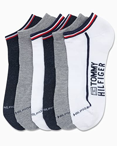 Tommy Hilfiger Men's Athletic Socks - Cushion Low Cut Socks (6 Pack)4