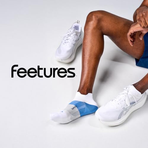 Image of Feetures Elite Light Cushion Mini Crew Sock - Sport Sock with Targeted Compression