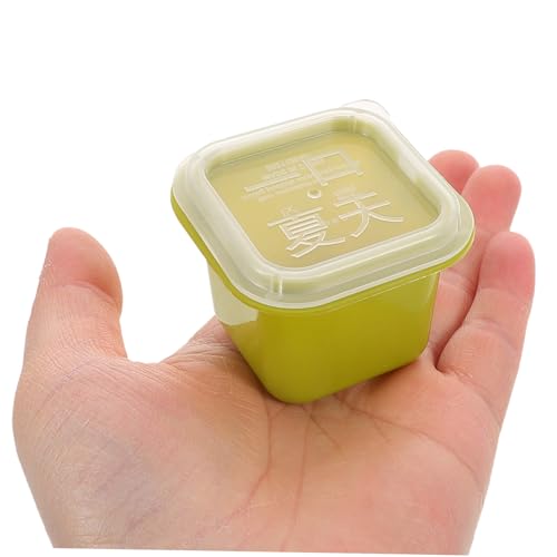 Molde para Cubitos de Hielo Cuadrado Grande con Tapa Verde miniatura 4