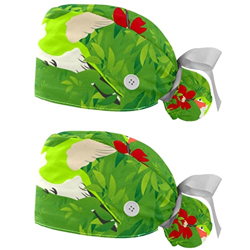 Casquettes de travail respirantes et chapeaux bouffants colibri JDEZ pour professionnels
