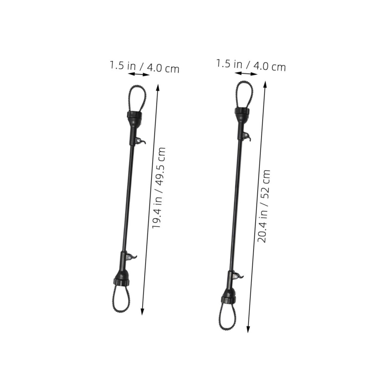 Generic 2pcs Baby Stroller Connector Dual Stroller Adapter Metal Pushchair Clips for Twins Adjustable Pram Accessories Easy to Attach Detach