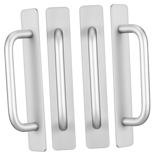 Uonlytech 4 Piezas cajón encima perillas puxadores para moveis tirador mueble tirador puerta tiradores cajones manijas de las puertas de la cocina tiradores de cajones aleación de aluminio