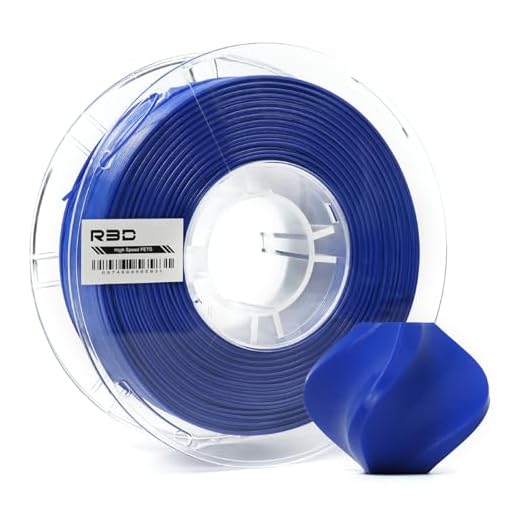 R3D High Speed PETG PRO Filament 1.75mm 1KG, 3D Printer Filament for 30-500 mm/s High-Speed Printing, Dimensional Accuracy +/- 0.02 mm, Plastic Spool, Compatible with AMS (Dark Blue)