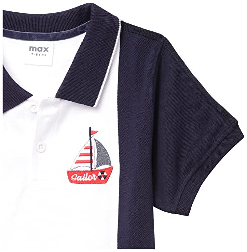 Image of Max Boys Colourblocked Polo T-Shirt