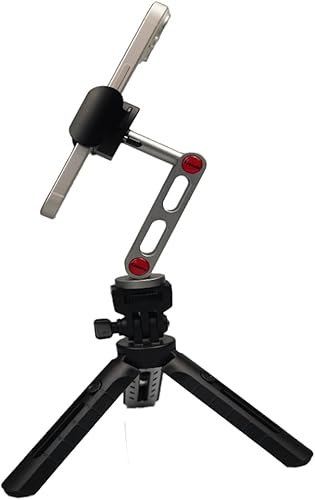 Miniatura 7 de Adaptador de montaje para zapata caliente, soporte de trípode de metal para teléfono, soporte ajustable para trípode de cámara réflex digital,