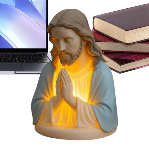 Veilleuse Vierge Marie lampe statue religieuse pour maison et bureau - 2