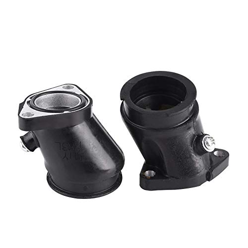 Keenso Motorrad Vergaser Adapter, 1 Paar Motorrad Gummi Vergaser Ansaugstutzen Schnittstelle Adapter für Rebell CA250 cmx250 cmx250c