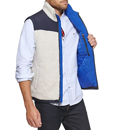 Tommy Hilfiger Men's Contrast Sherpa Stand Collar Vest3