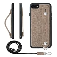 Amazon.co.jp: HANATORA for iPhone 16 ケース 本革 耐衝撃 背面ベルト