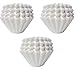 Price comparison product image [3 Sets!] Kalita Wave Series Wave Filter 185[2-4 Persons] White.100 Pieces #22199 Japan Import) by Kalita
