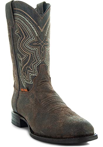 Soto Boots Mens Distressed Leather Cowboy Boots4