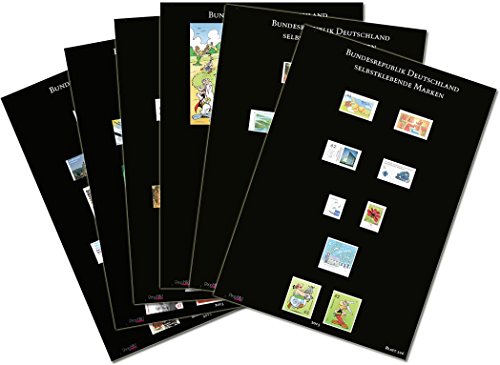 Supplement Prophila 2015 BRD en couleur sur pages noires pour timbres