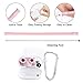 Yoocaa Silicone Straw, 9.7'', Grey&Pink