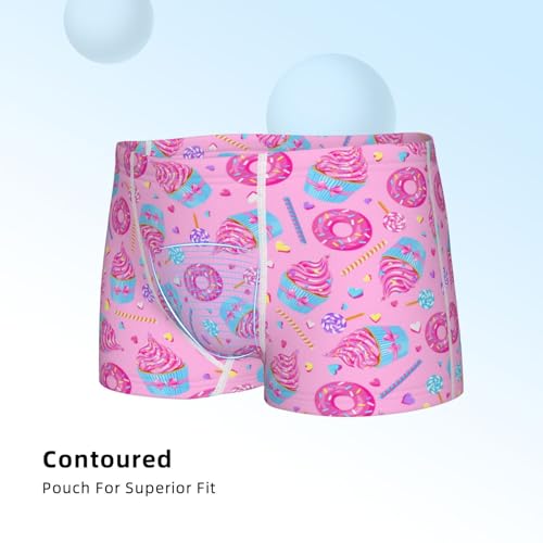 Boys' Cotton Boxer Brief Soft Underwear-Donuts4
