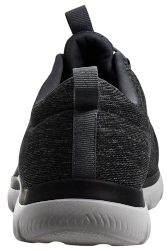 Image of Skechers Men's Summits Louvin Sneaker | Casual, Memory Foam, Machine Washable, Bungee Slip-On