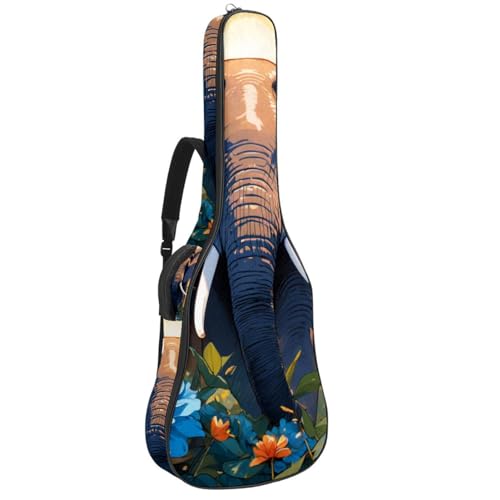 Sac pour guitare multicolore avec poches pour les cours de musique et répétitions